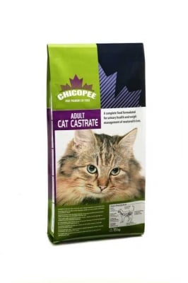Chicopee Castrated Cat Food храна за кастрирани котки, 15 кг