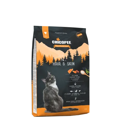Chicopee Holistic Nature Line Hair&Skin - пълноценна храна за израснали породисти котки