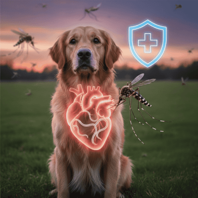 Внимание! Вижте колко опасни могат да са комарите за кучетата