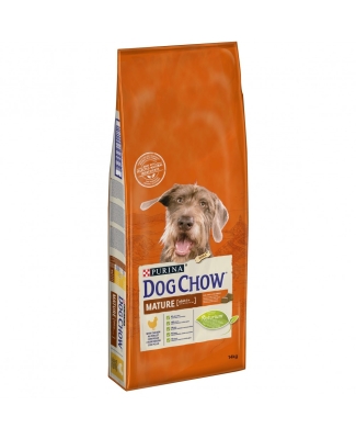 PURINA DOG CHOW MATURE - суха гранулирана храна за възрастни кучета, с пилешко месо