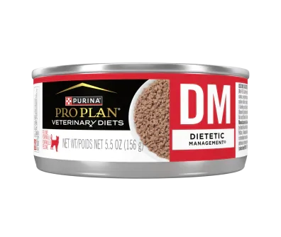 Purina Pro Plan Cat Veterinary Diets DM - лечебна консервирана храна за котки, при диабет, 24x195 г