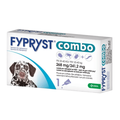Фиприст Комбо куче до 40кг 2,68мл - 1 пипета, Кутия 3