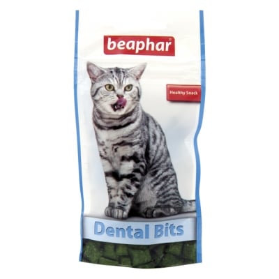 Хапки за котки Beaphar Cat A Dent Bits за чисти и здрави зъби, 35 г