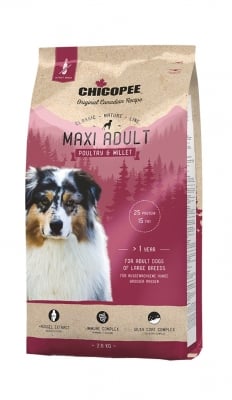 Храна за кучета Chicopee Classic Nature Adult Maxi за израснали от едри породи с птиче и сорго