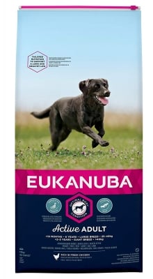 EUKANUBA Adult Chicken Large Breed - храна за кучета от едри и гигантски породи над 18 месеца, с пилешко