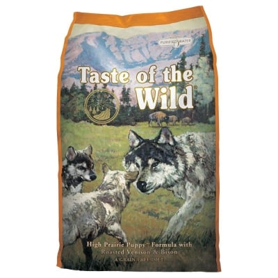 Храна за кучета Taste of the Wild High Prairie Puppy с бизон, 12.2 кг