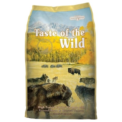 Храна за кучета Taste of the Wild Prairie Canine - с месо от бизон, 12.2 кг