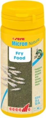 Храна за малки рибки Micron Nature от Sera, 50 мл
