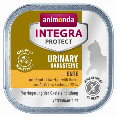 animonda Integra Protect Urinary -  лечебна храна за котки, без зърно, с патешко, 100 г