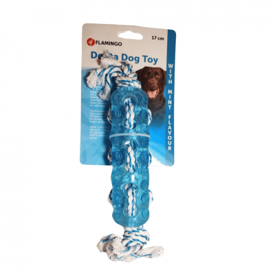 Играчка за кучета Denta Toy плетеница гума и въже