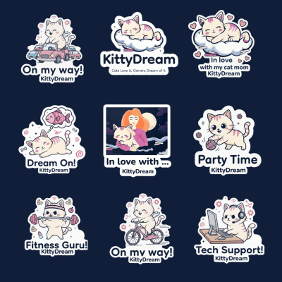 Стикери KittyDream