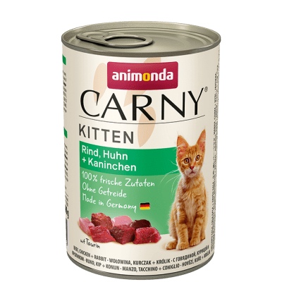 animonda Carny Kitten 100% месо - консерва за подрастващи котенца, 400 г