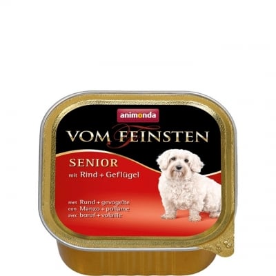 Animonda Vom Feinsten Senior - Пастет за кучета над 7 години, говеждо и пилешко, 150 г