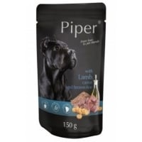 Piper Adult - Пауч за кучета, с агнешко, морков и кафяв ориз, 150 г