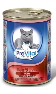 PreVital консерва за котки, различни вкусове, 415 г
