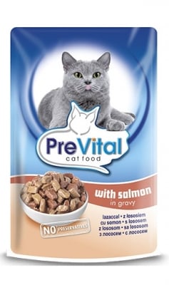 PreVital паучове за котка, различни вкусове, 100 г