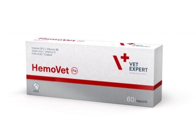 Vet Expert HemoVet - хранителна добавка за кучета, страдащи от анемия или с повишена нужда от желязо