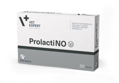 Vet Expert ProlactiNO - хранителна добавка за женски кучета, страдащи от симптоми на лъжлива бременност
