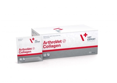 Vet Expert ArthroVet Collagen - хранителна добавка за превенция и лечение на дисфункция на ставните хрущяли и ставите при кучета и котки