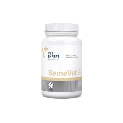 Vet Expert SemeVet - хранителна добавка за мъжки кучета, предназначени за разплод, за подобряване на качеството на спермата