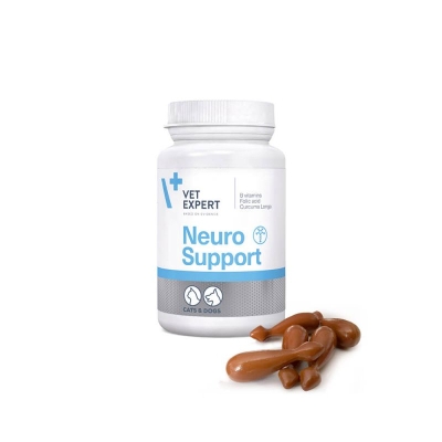 Vet Expert Neuro Support - висококачествена хранителна добавка за кучета и котки за поддържане и защита на нервната система