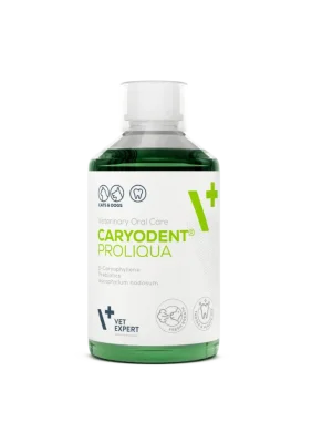 VetExpert CaryoDent PROLIQUA - добавка за вода за кучета и котки, против зъбен камък и неприятни миризми, 250 мл
