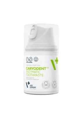 Vet Expert CaryoDent Enzymatic Toothpaste – ензимна паста за зъби за кучета и котки, 50 мл
