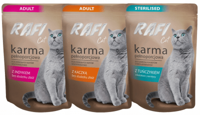 Rafi Cat - пауч за котки премиум качество, с патешко месо, 100 г