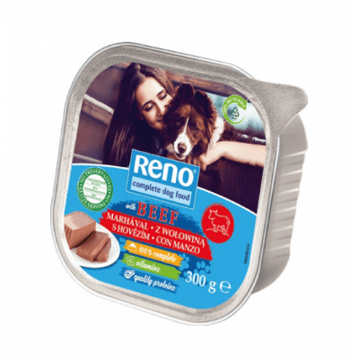 Reno Dog Beef - пастет за кучета, с говеждо, 300 г