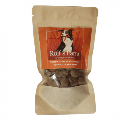 Rolf’s Farm Adult Lamb&Rice - мостра храна за израснали кучета, с агне и ориз, 150 г, Брой