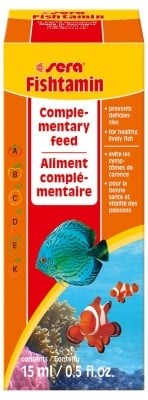 Sera Fishtamin - витамини за рибки, 15 мл