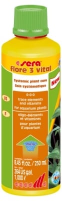 Sera Flore 3 Vital подсилваща течна добавка за аквариумни растения