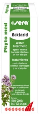 Sera Phyto Med Baktazid - срещу външни бактериални инфекции на кожата и хрилете, 30мл