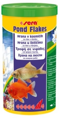 Sera Pond Flakes - храна на люспи