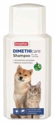 beaphar DIMETHIcare Shampoo - шампоан за кучета и котки против бълхи, кърлежи, комари и пясъчни мухи