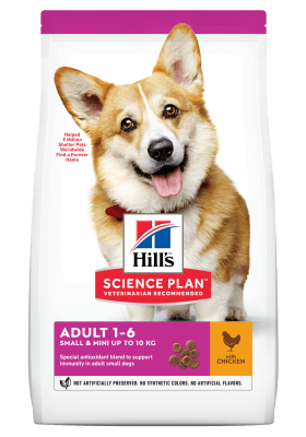  Hill's Science Plan Small & Mini Adult - суха храна за кучета с пилешко, малки и мини породи