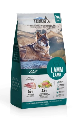 TUNDRA - суха гранулирана храна за израснали кучета, вкус агнешко месо