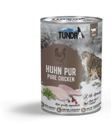 TUNDRA - консервирана храна за израснали котки, вкус: чисто пилешко месо  