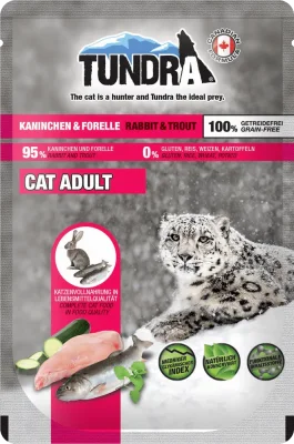 TUNDRA - пауч за израснали котки над 1 г., различни вкусове