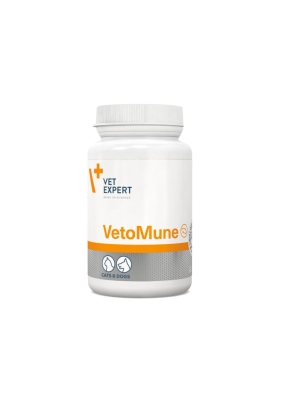Vetexpert VetoMune - витамини за кучета и котки, мощен имуностимулатор, 60 капсули