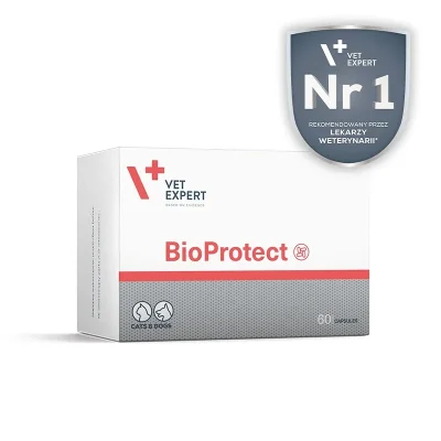Vet Expert BioProtect - хранителна добавка за здрава чревна микрофлора при кучета и котки