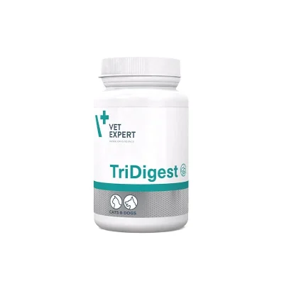 Vet Expert TriDigest - хранителна добавка за кучета и котки, подпомагаща храносмилането, 40 таблетки
