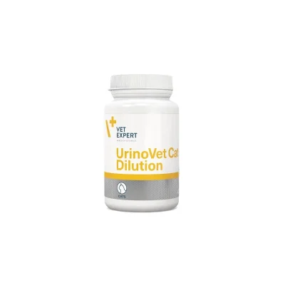 Vet Expert UrinoVet Dilution Cat Twist Off - хранителна добавка за котки при струвитна уролитиаза, 45 капсули