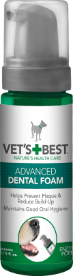 Vet's Best Advanced Dental Foam Дентална пяна за кучета с ензими, здравец, мента и карамфил 150 мл