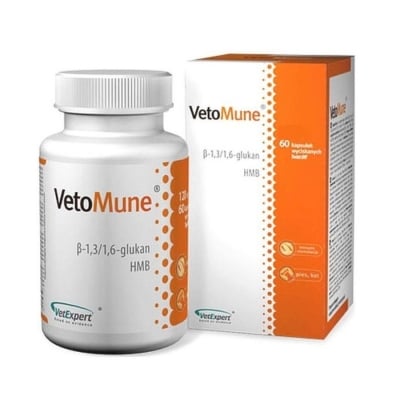 Vetexpert - VetoMune - витамини за кучета и котки, 60 капсули