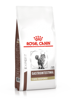 Royal Canin Feline Gastrointestinal Fiber Response - лечебна храна за котки при храносмилателни проблеми като колит и запек, с повишено съдържание на фибри