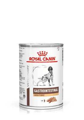 Royal Canin Canine Gastrointestinal High Fiber Loaf - лечебна консервирана храна за кучета, при храносмилателни проблеми, 12х410 г