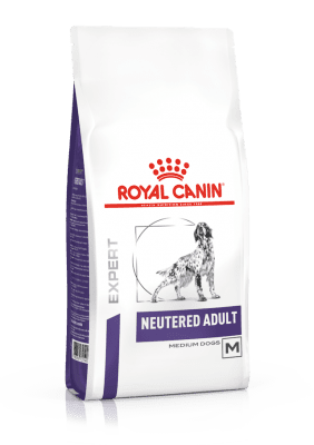 Royal Canin Canine Neutered Adult Medium - пълноценна храна за израснали, кастрирани кучета от средни породи