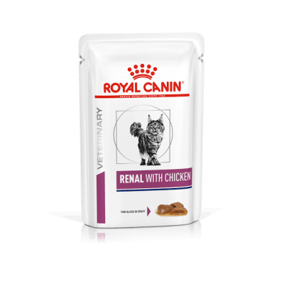 Royal Canin VHN Feline Renal Chicken Pouch 12X85g, Брой