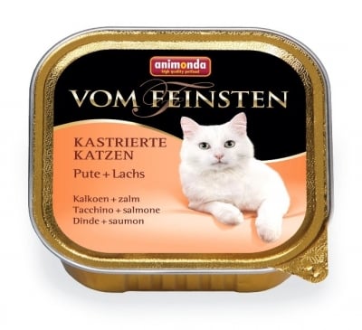 Vom Feinsten Castrated пастет за кастрирани котки, 100 гр, 32 бр
